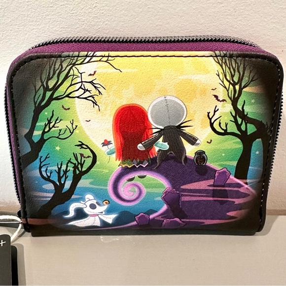 Loungefly Disney Nightmare Before Christmas Jack and Sally wallet - Picture 6 of 8